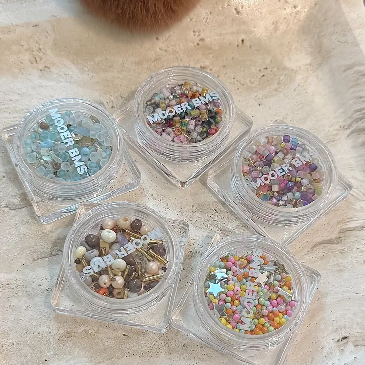 MORE ART 墨尔色彩25秋冬新品高品古董珠小饰品混装美甲素材合集