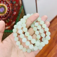 090531wm和田玉青海料晴水手串约10mm多样性发其一