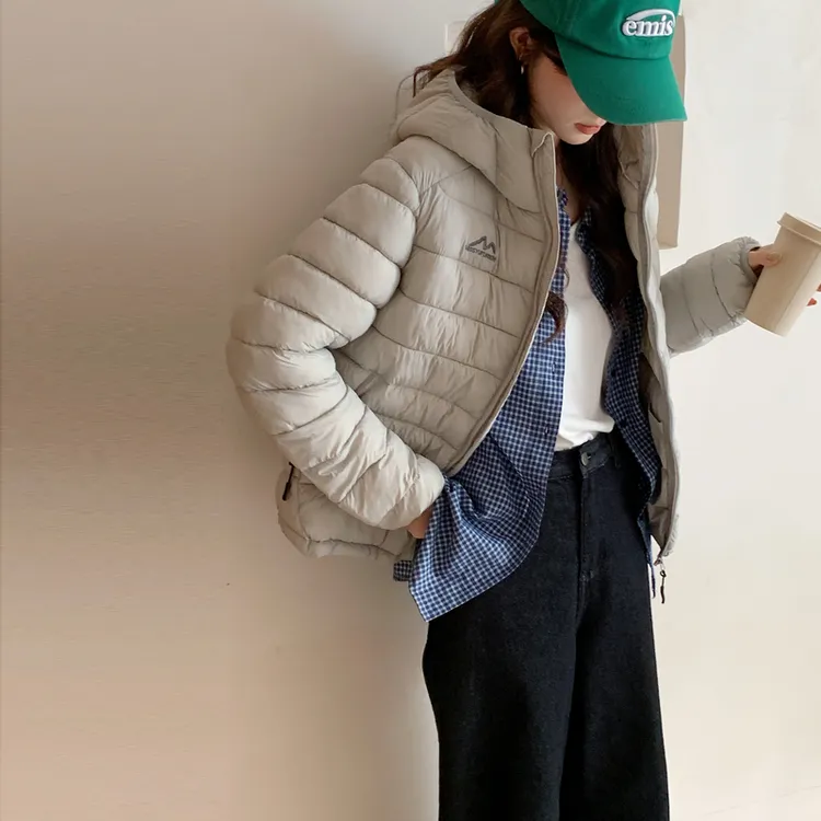 排骨棉服女款2025新款冬季小个子轻薄短款棉衣棉袄夹棉厚学生外套