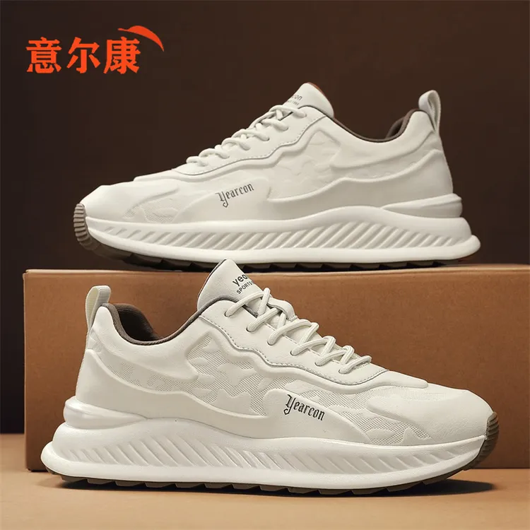 意尔康男鞋冬季2025新款潮流百搭增高鞋男士运动休闲轻便跑步潮鞋