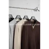 【羊毛混纺】秋冬假两件叠穿感撞色设计新贵V领插肩袖针织衫毛衣男
