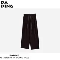 DADING 秋冬复古百搭波点显瘦休闲裤女井96006E-1