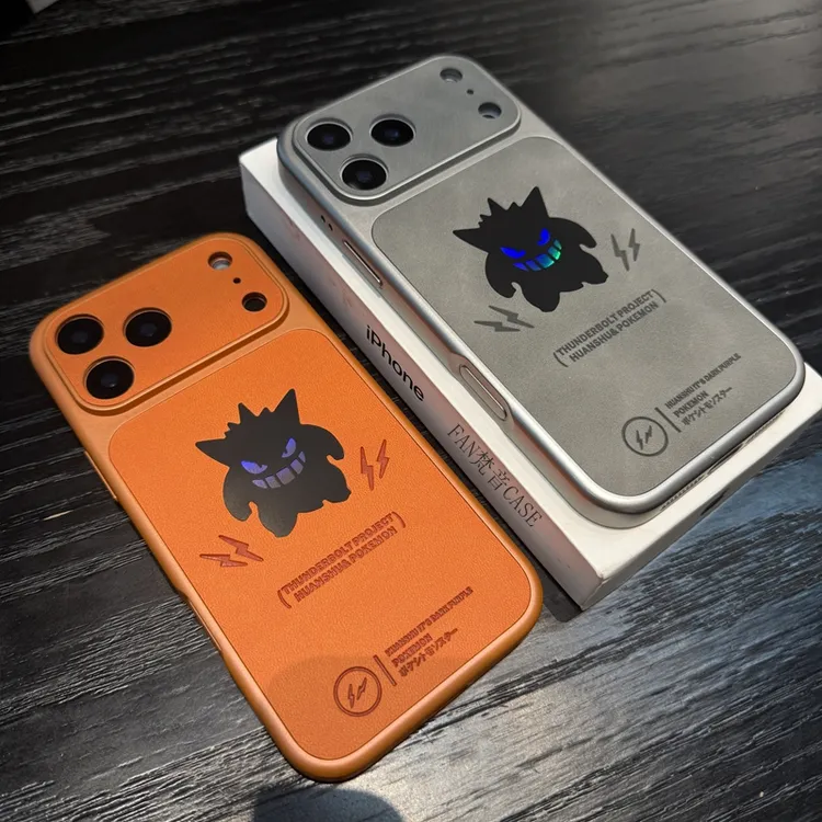 卡通镭射耿鬼秒变17promax适用iphone17新款15/16pro全包防摔16新