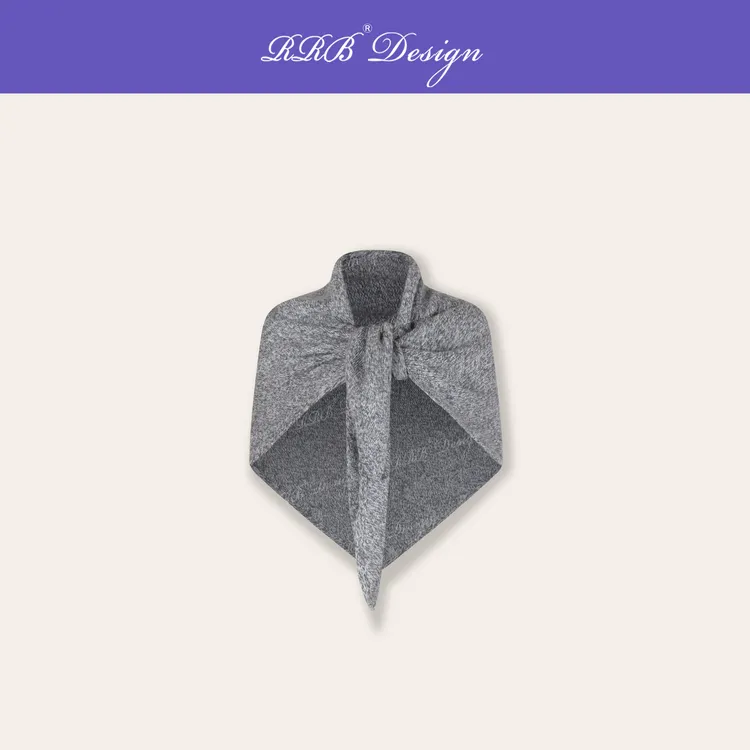 RRB Design 100%羊毛时髦百搭羊毛三角形围巾
