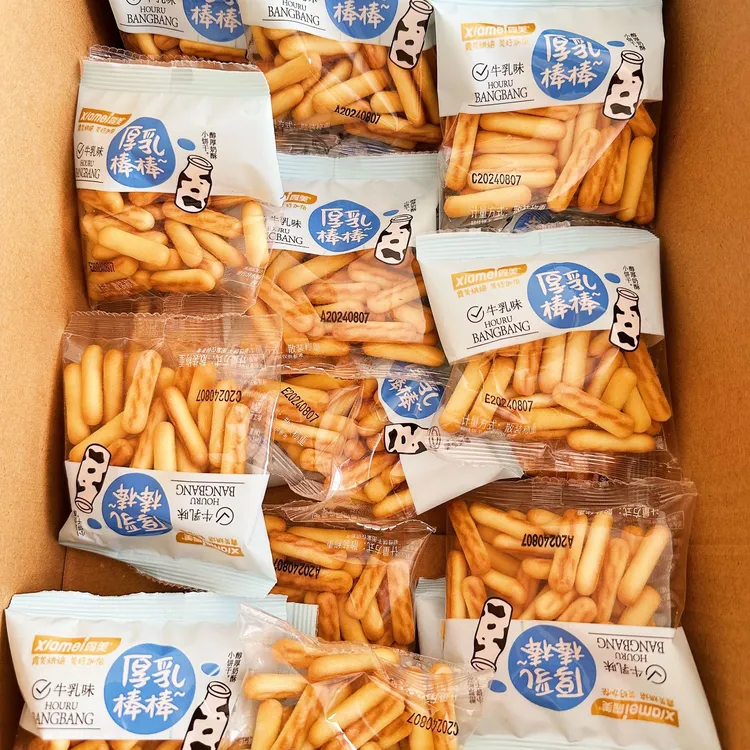 【整箱15包】厚乳棒棒饼干奶香小饼干小零食手指饼干办公室小吃零食