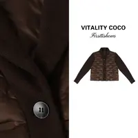 VITALITY COCO·BC系列设计新款高定轻奢毛领休闲羽绒服外套-2652