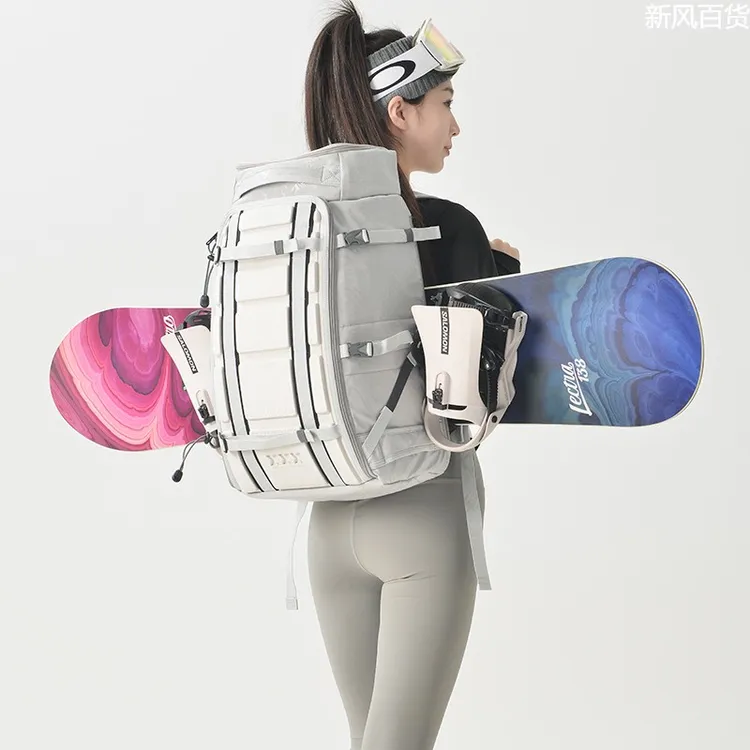 XXXsnow单板双肩滑雪背包可背单板双板野雪包可登机滑雪包30L