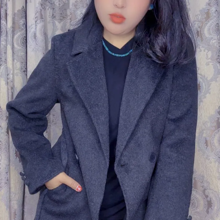小个子定制显瘦保暖百搭纯秋冬大衣