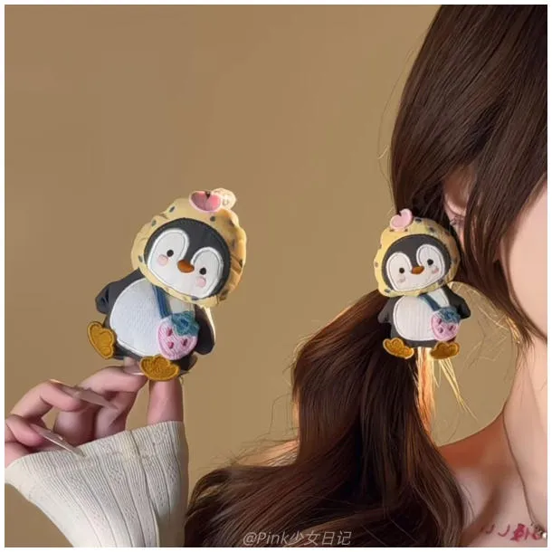 2025新款企鹅香蕉夹发夹巨显发量香蕉夹后脑勺盘发百搭甜妹发饰