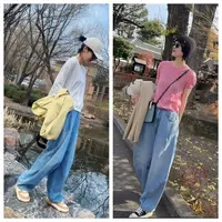 无垠海岸 【鼓包】无弹牛裤 8593