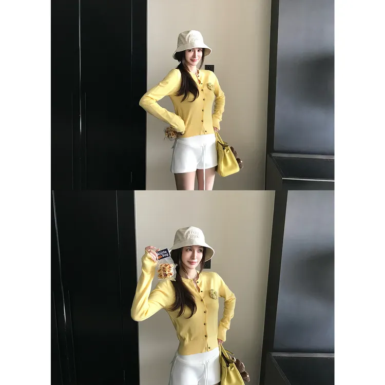 “Oxygen氧气开衫”高智极简穿搭 32支双股轻薄羊毛奢感针织开衫