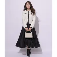 花苞半身裙蓬蓬裙甜美百搭高腰旋钮褶皱【Montendre】秋冬季新款 A