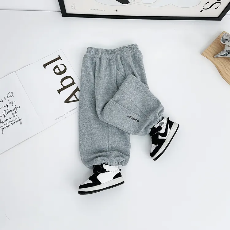 儿童裤子秋冬款男童运动裤2025新款秋装 BQ25896Y 悠悠童话童装