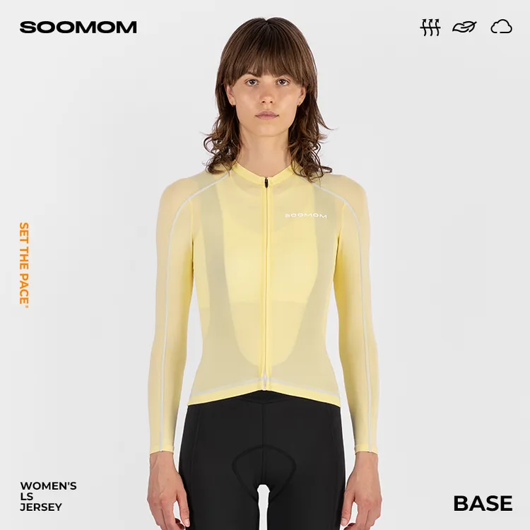 SOOMOM|BASE女款秋冬公路车骑行服长袖上衣速盟骑行服B15