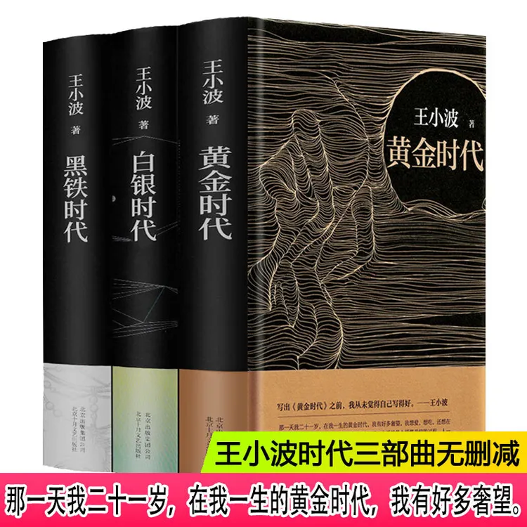 王小波时代三部曲无删减黄金时代+白银时代+黑铁时代