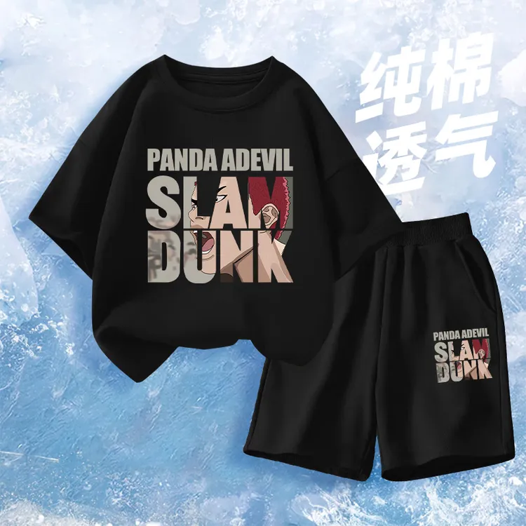童装夏装男童套装纯棉2025夏季新款儿童中大童运动短袖两件套潮衣
