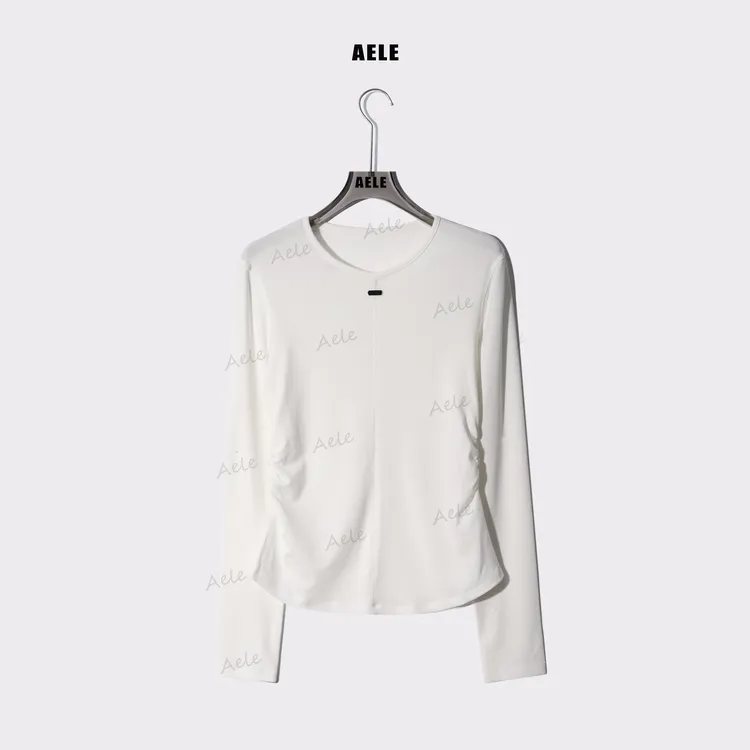 AELE【小蛮腰】极简风收腰显瘦长袖T恤 T853 3117 AD