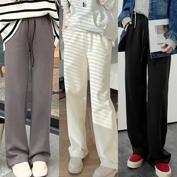 美洋MEIYANG 牙签休闲裤 温暖空气层加绒直筒阔腿【60系列特卖】