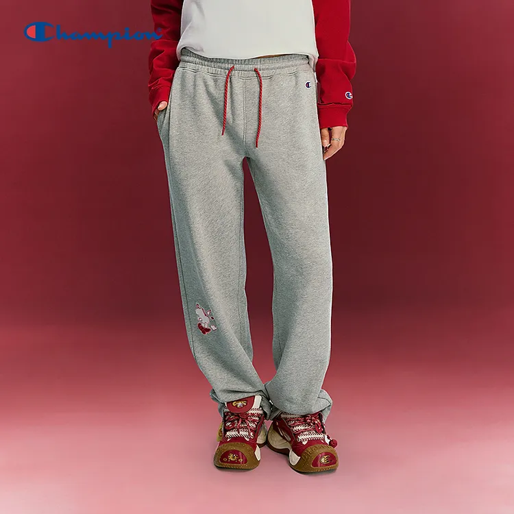 Champion【马年系列】冠军26春夏新款卫裤直筒长裤新年U6APTSU116