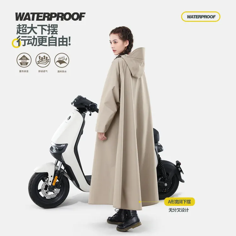 雨衣电动车电瓶摩托车长款全身防暴雨雨披男款成人外穿骑行专用女
