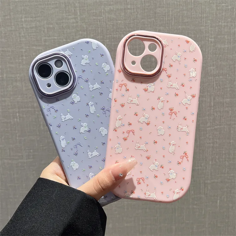 金属小胖妹手机壳适用苹果iphone15/华为荣耀/OPPO/VIVO/小米