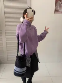 【西西家】韩系简约双拉链加厚长袖