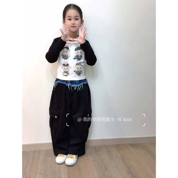 W童品，（现货）2025套装春秋季新款女童中大童套装洋气韩版4046