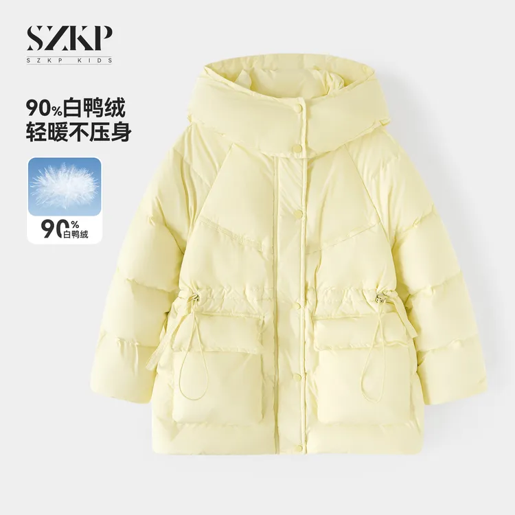 冬季新款女童保暖外套中大童时尚洋气儿童汉服TYYD557420