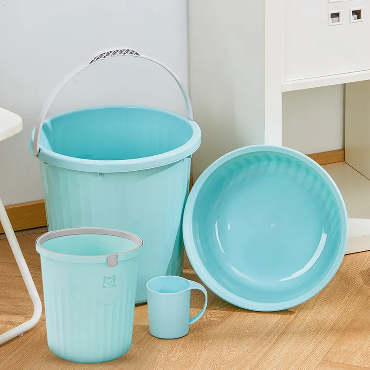 水桶学生住宿塑料水桶大容量加厚桶盆手提洗漱桶军训桶【开学特惠】