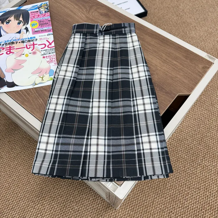 【清仓】售完绝版JK格裙正版百褶短裙高腰格裙半身裙春夏学院风