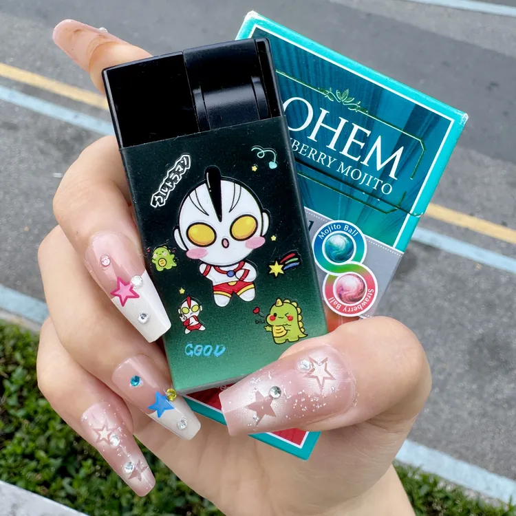 网红防风打火机可爱卡通充气打火机便携创意打火机送男友礼物外壳