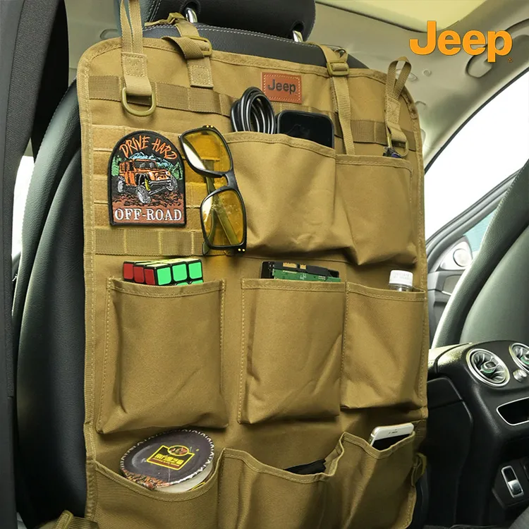 JEEP汽车椅背包椅后背挂袋多功能收纳袋车内装饰用品杂物袋置物袋