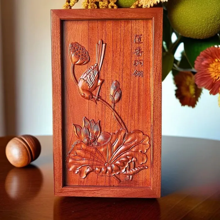 新中式红木壁挂画