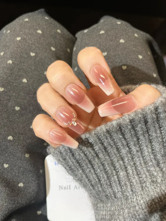 【小幸运】肉肉家纯手工穿戴甲显白质感纯欲高级轻奢ins风