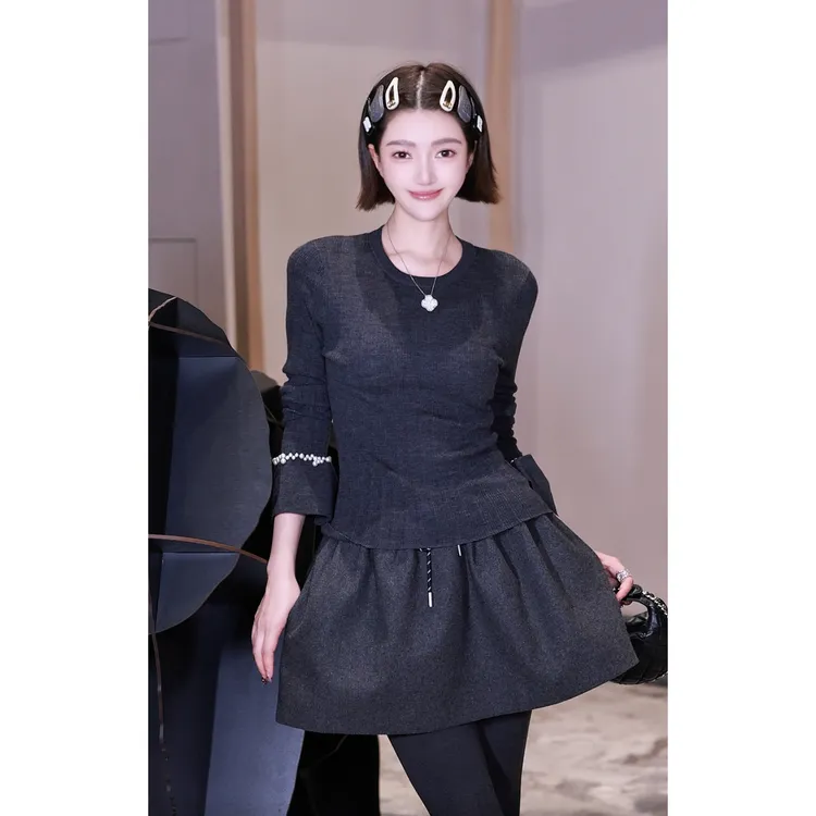 33-【珍珠佳人】宝儿家含幂BV97225309XQ极细美丽诺羊毛扬子纱毛衣