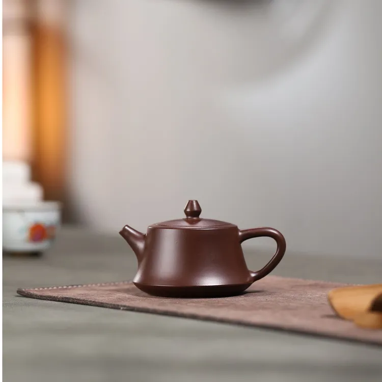 宜兴紫砂壶约160cc 原矿紫泥家用泡茶壶茶具茶壶真品手工紫砂茶壶