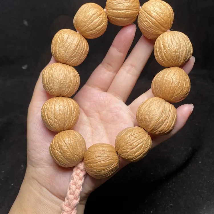 猴头核桃元宝手串大尺寸男士文玩单圈