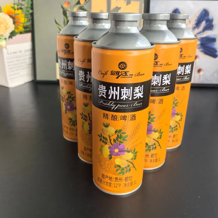 剑江啤酒剑江啤酒贵州刺梨精酿啤酒1L*6瓶装1L