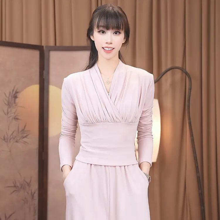 MuMu早秋新款练功服高弹上衣女古典舞中国舞