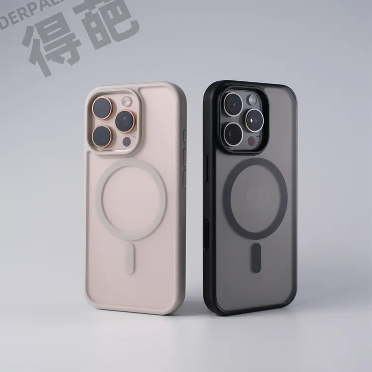 得葩包拍摄键肤感半透软边苹果17promax磁吸手机壳iphone16/15