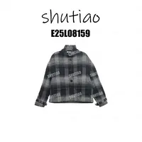 【SHUTIAO】2025冬季：新款小众设计款外套E25L08159