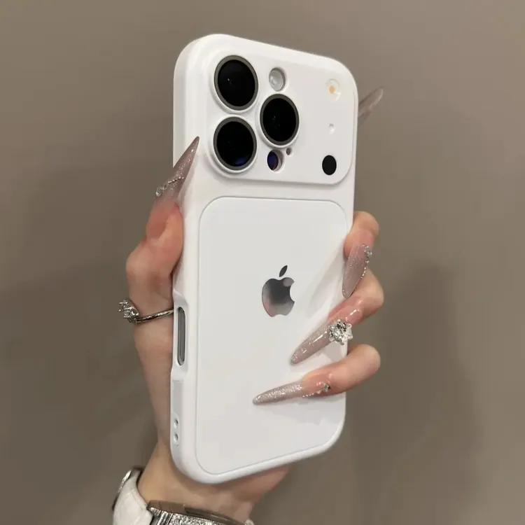 二合一防摔适用苹果17promax手机壳iPhone16小众15简约纯色14女13