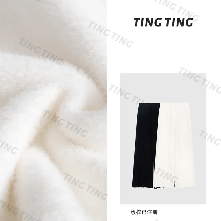 【婷婷】《游龙裤》红人上新 双面织内里仿貂 绒裤女冬WTTZ2FD696