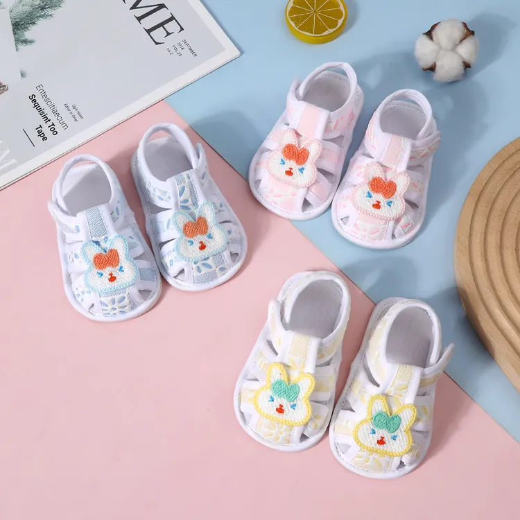 透气可爱学步鞋夏季0-1岁婴幼儿凉鞋新生婴休闲步前鞋婴儿鞋