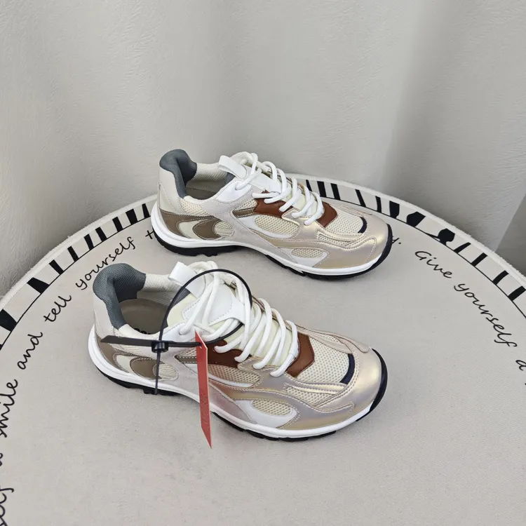 SGIRL TWTW拼色小众设计感德训鞋女2025新款轻便舒适休闲运动鞋潮