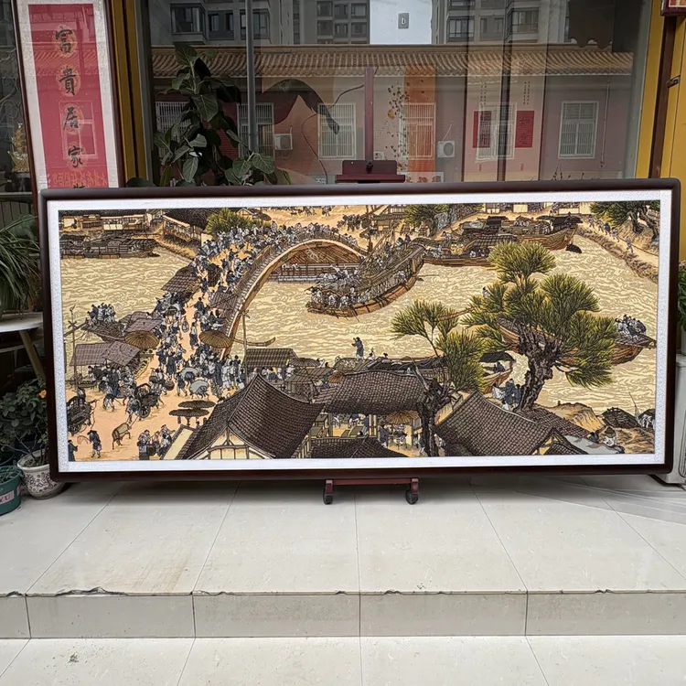 【艳儿】清明上河图十字绣十大传世名画【张择端】北宋名画