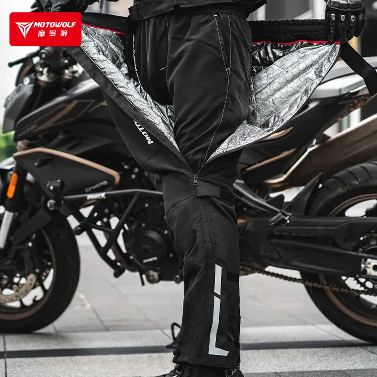 摩多狼防风防寒四季快脱裤快拆裤速脱裤保暖防摔骑行护膝护具