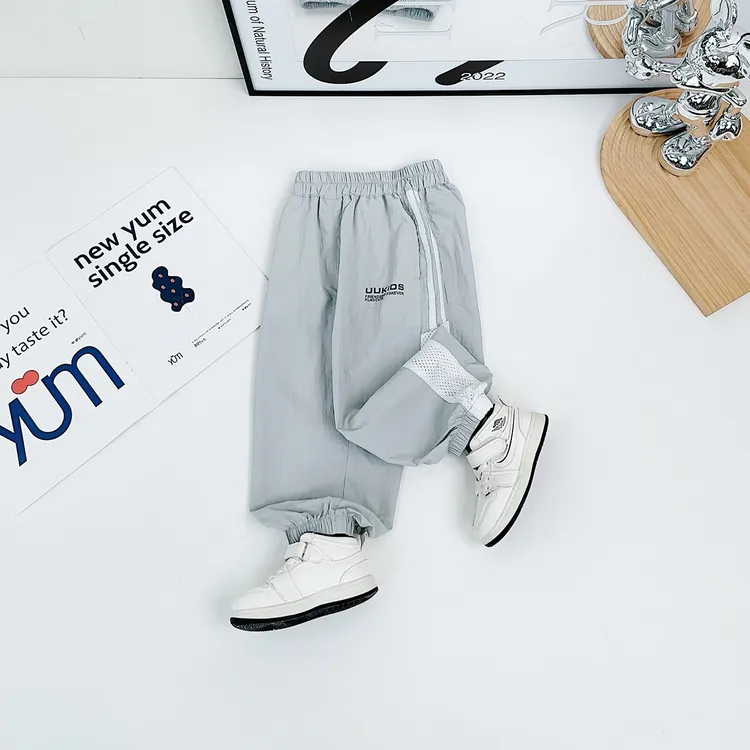 儿童长裤薄款男童装休闲裤子宽松夏季时尚潮牌WGZ077