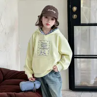 女童卫衣连帽初秋2025新款女孩秋季洋气上衣女小童秋装衣服Q13857