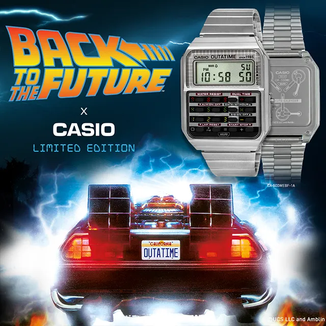 卡西欧手表VINTAGE复古BACKTOTHEFUTURE小方块特殊包装CA-500WEBF